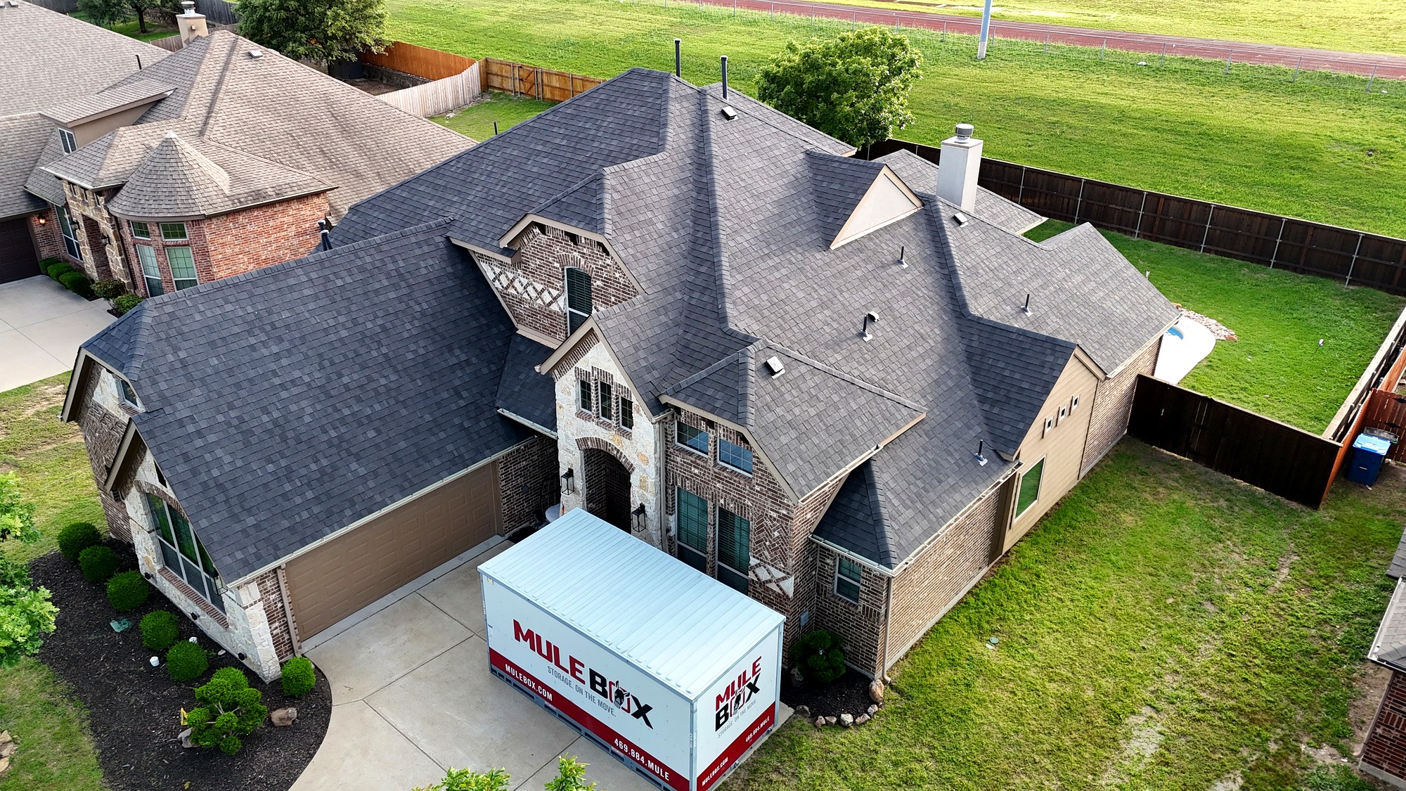 Roof after replacement