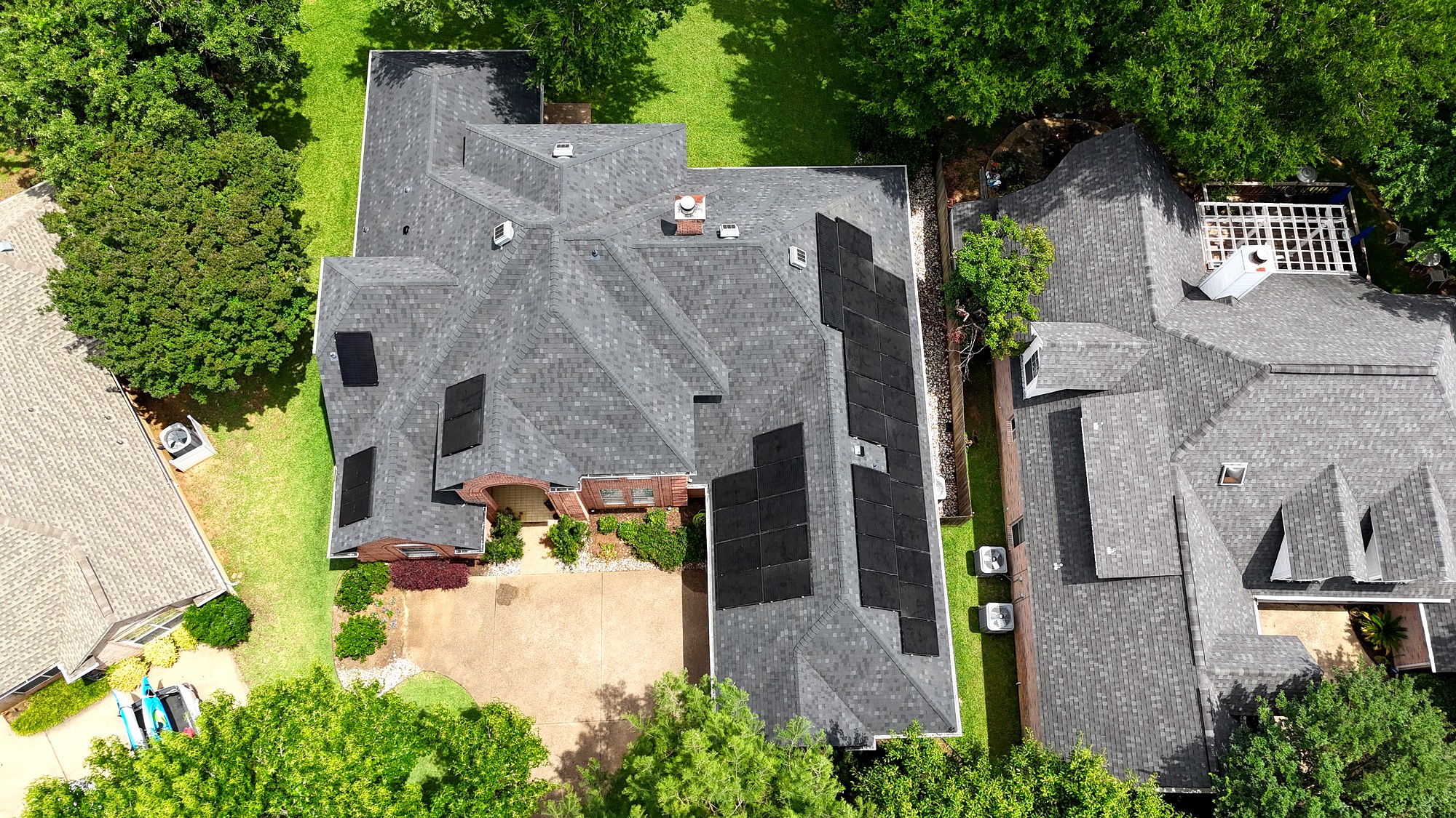 Roof after replacement