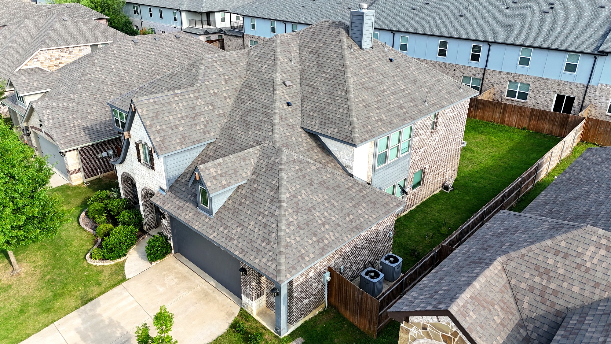 Completed roof replacement