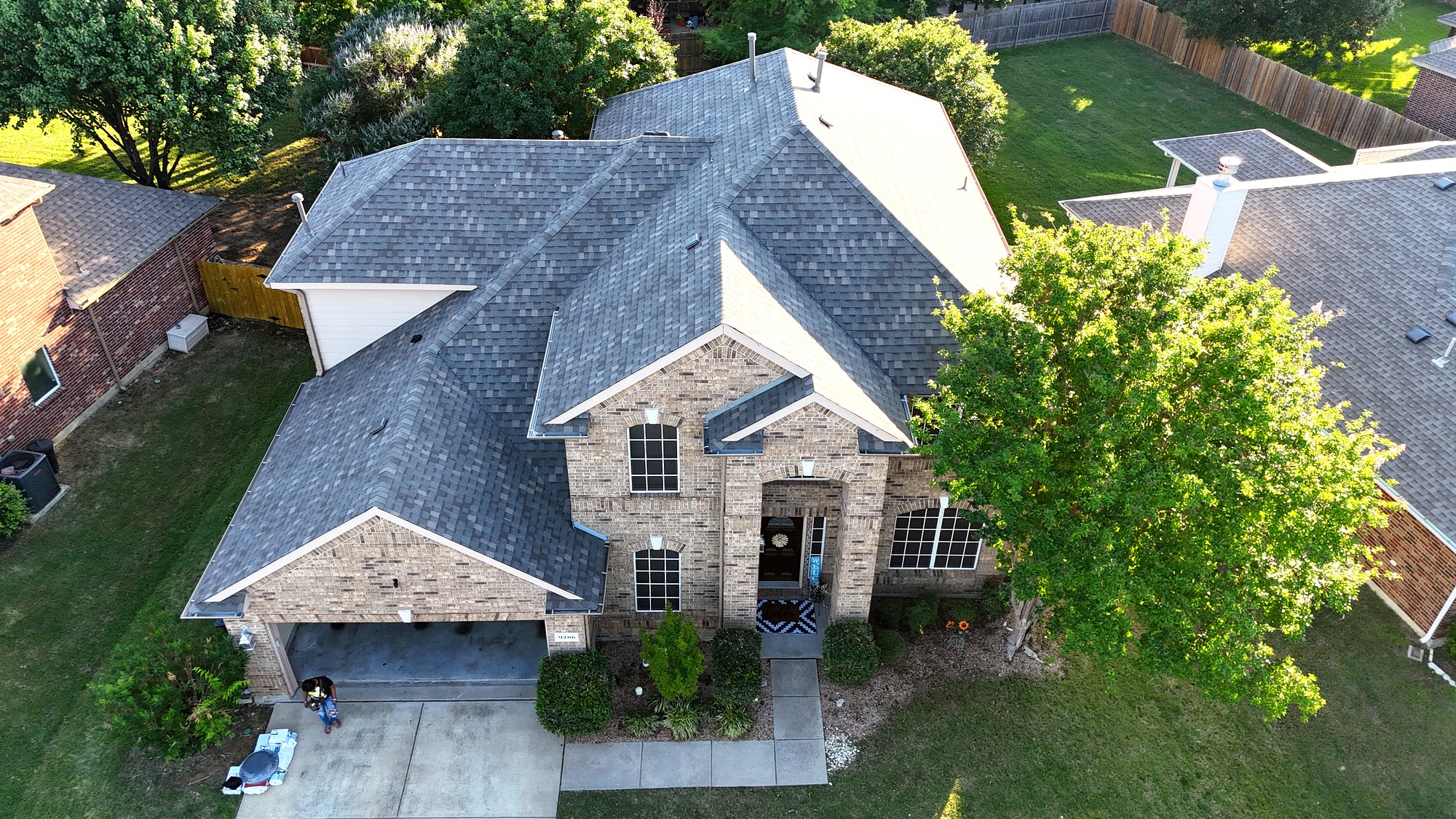 Completed roof replacement