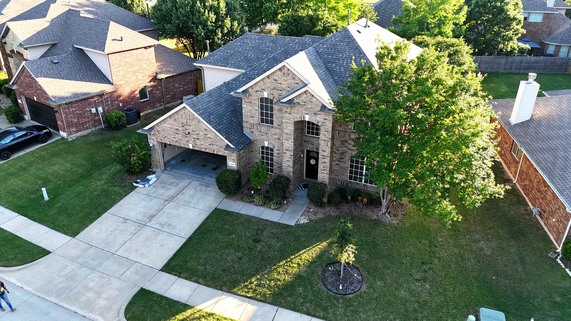 Completed roof replacement