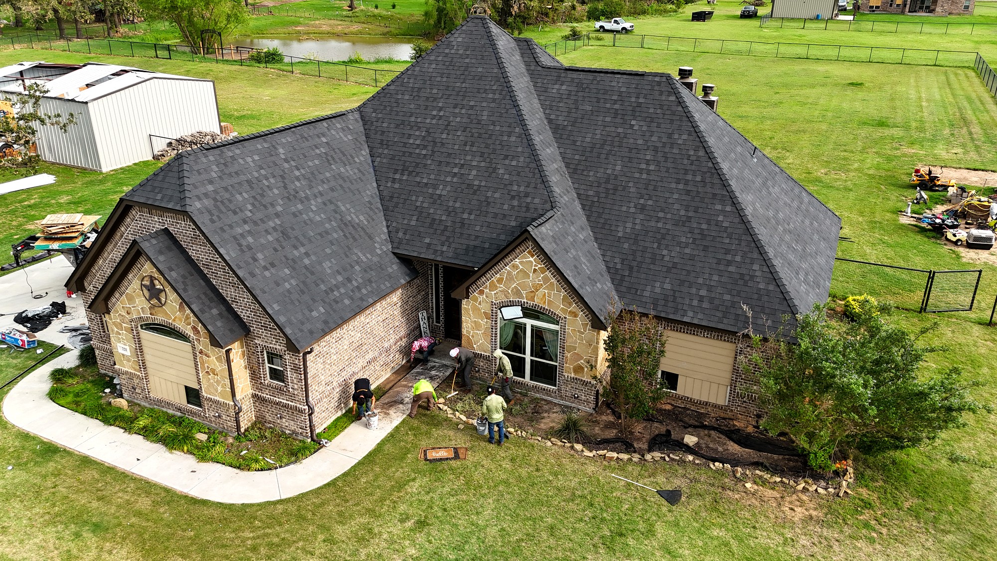 Completed roof replacement