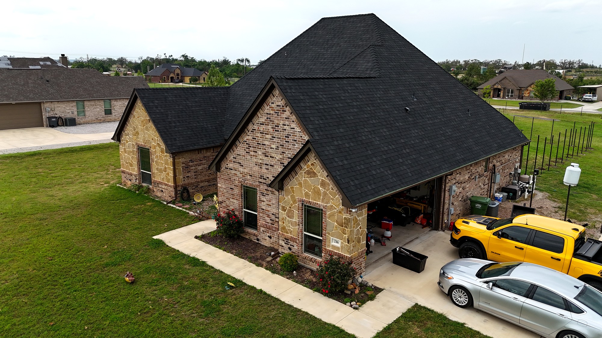 Completed roof replacement
