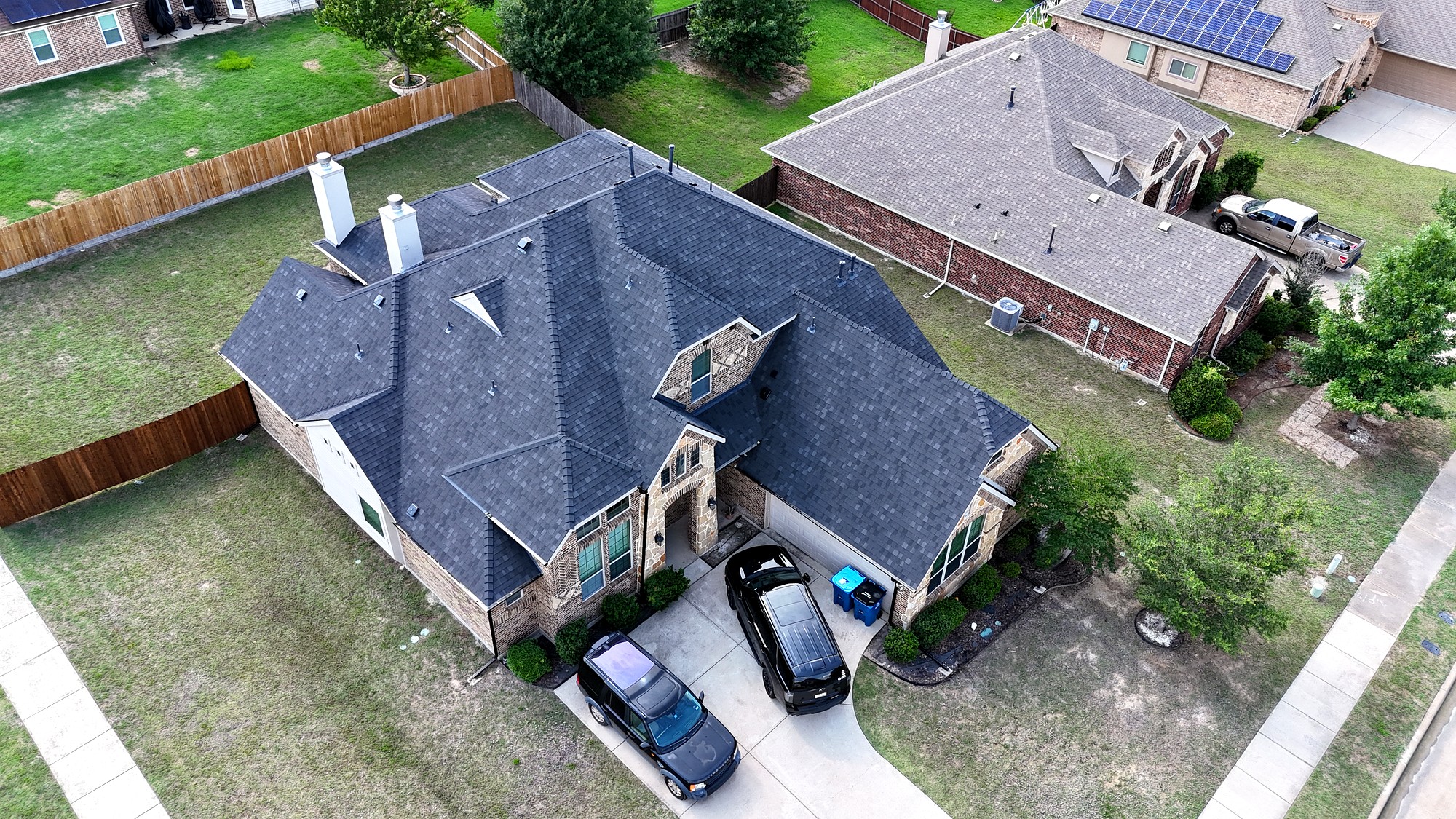 Completed roof replacement