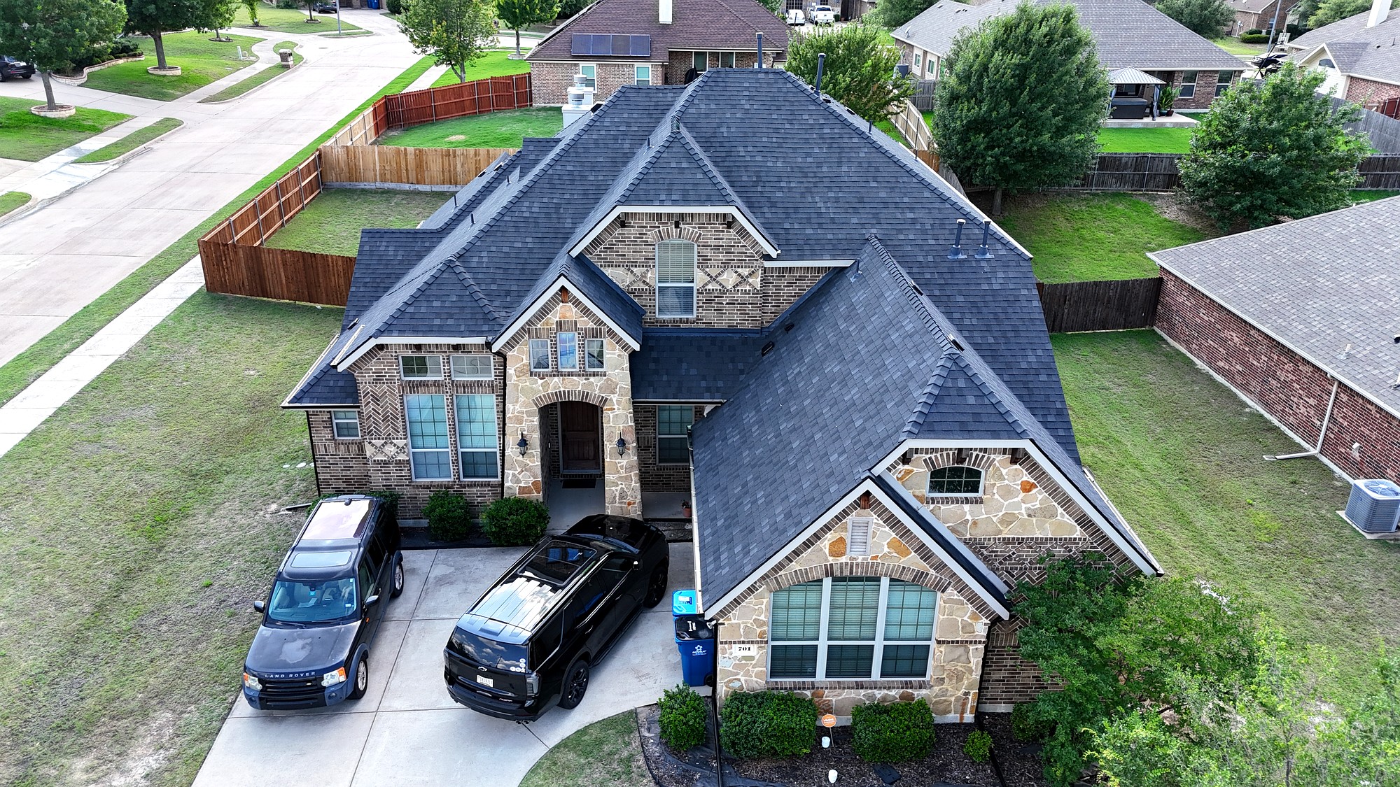 Completed roof replacement