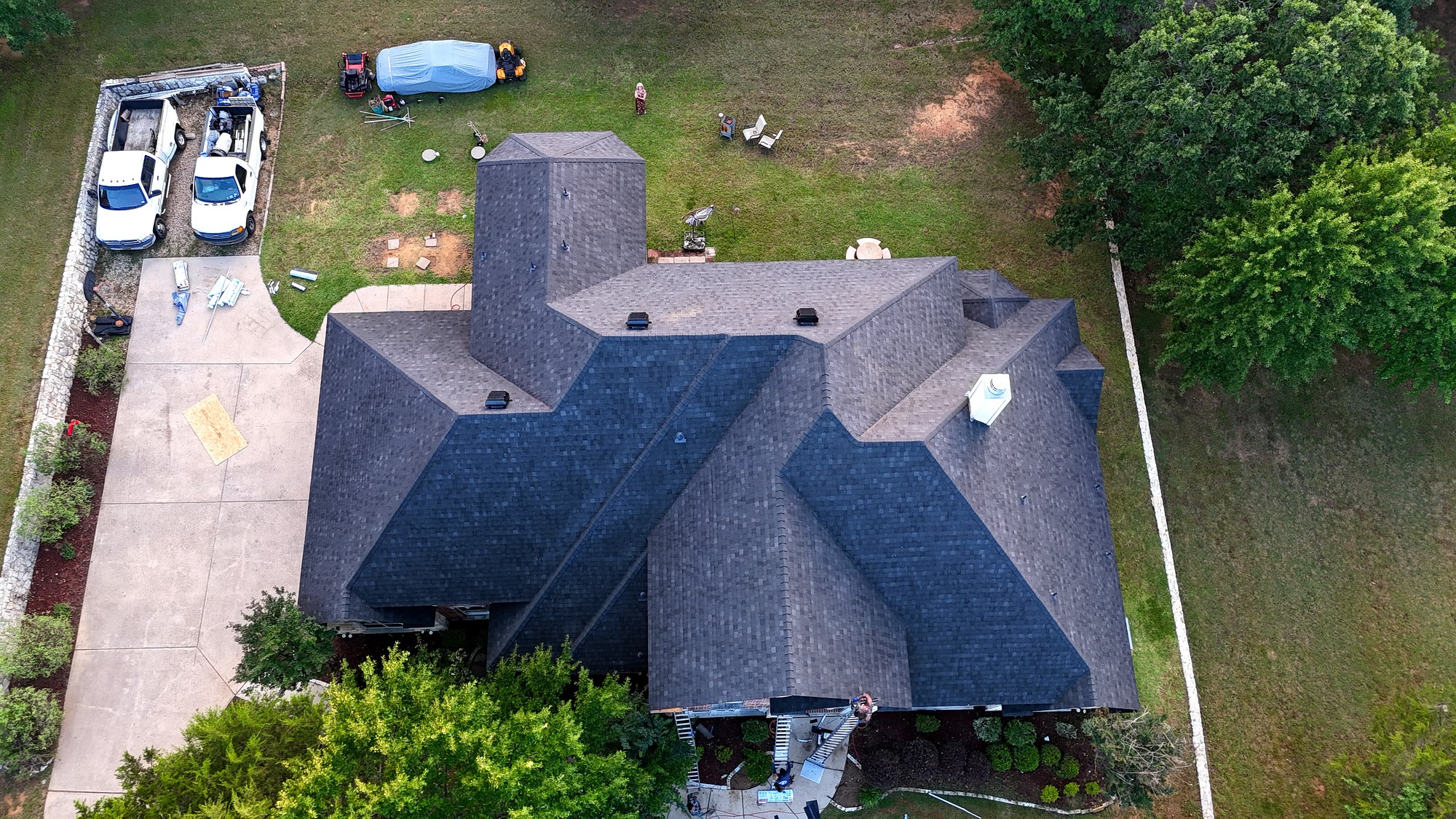 Completed roof replacement
