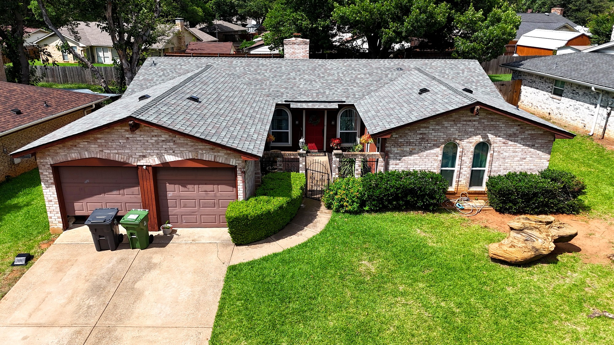Completed roof replacement