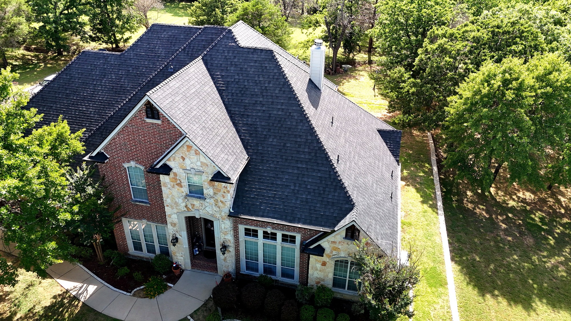 Completed roof replacement