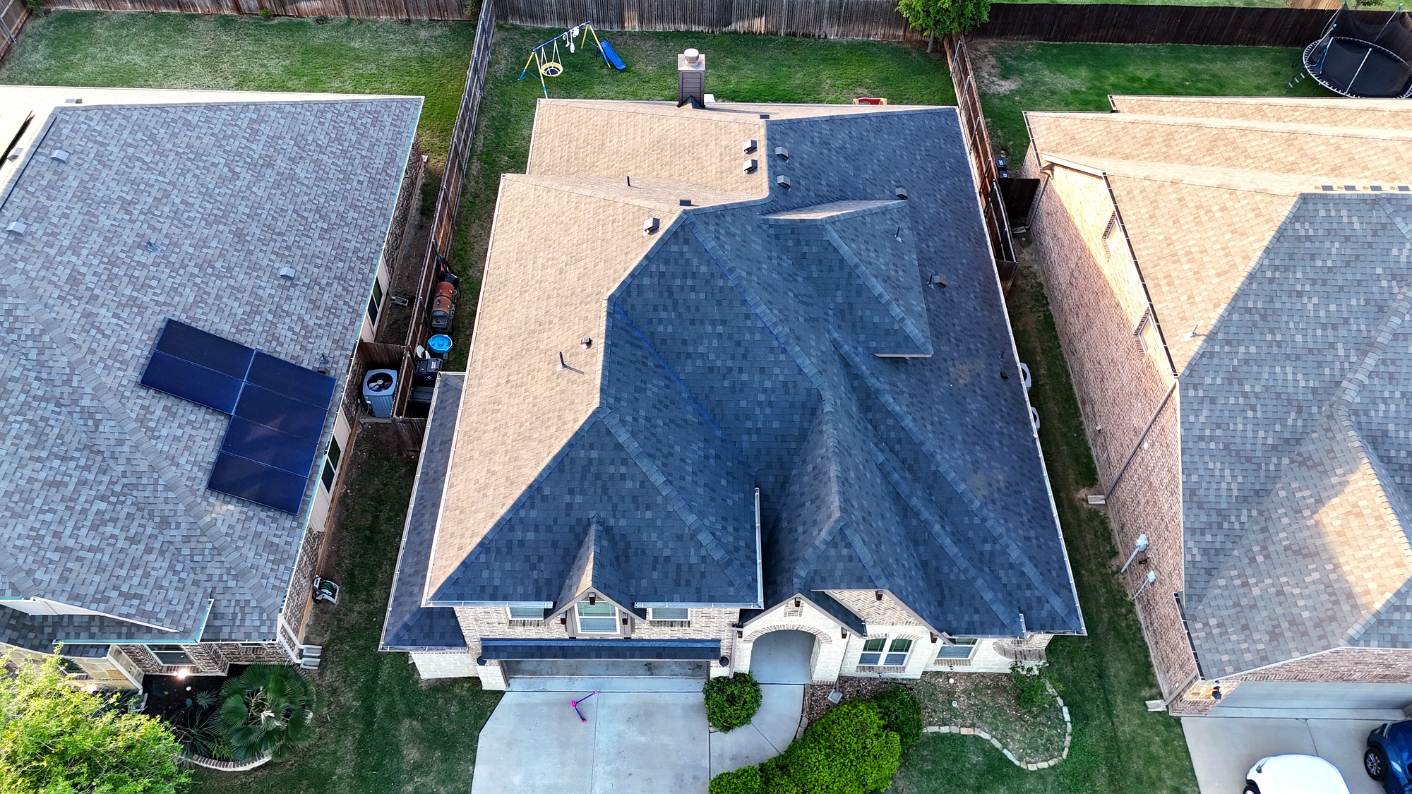 Completed roof replacement
