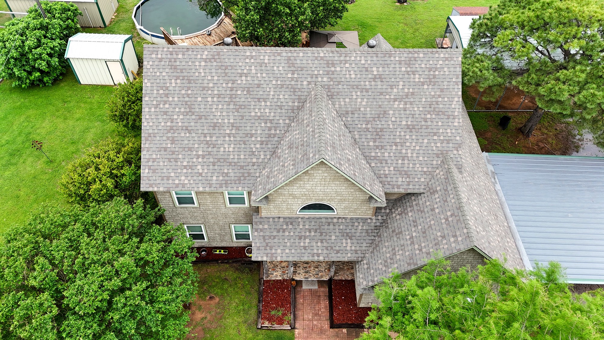 Completed roof replacement